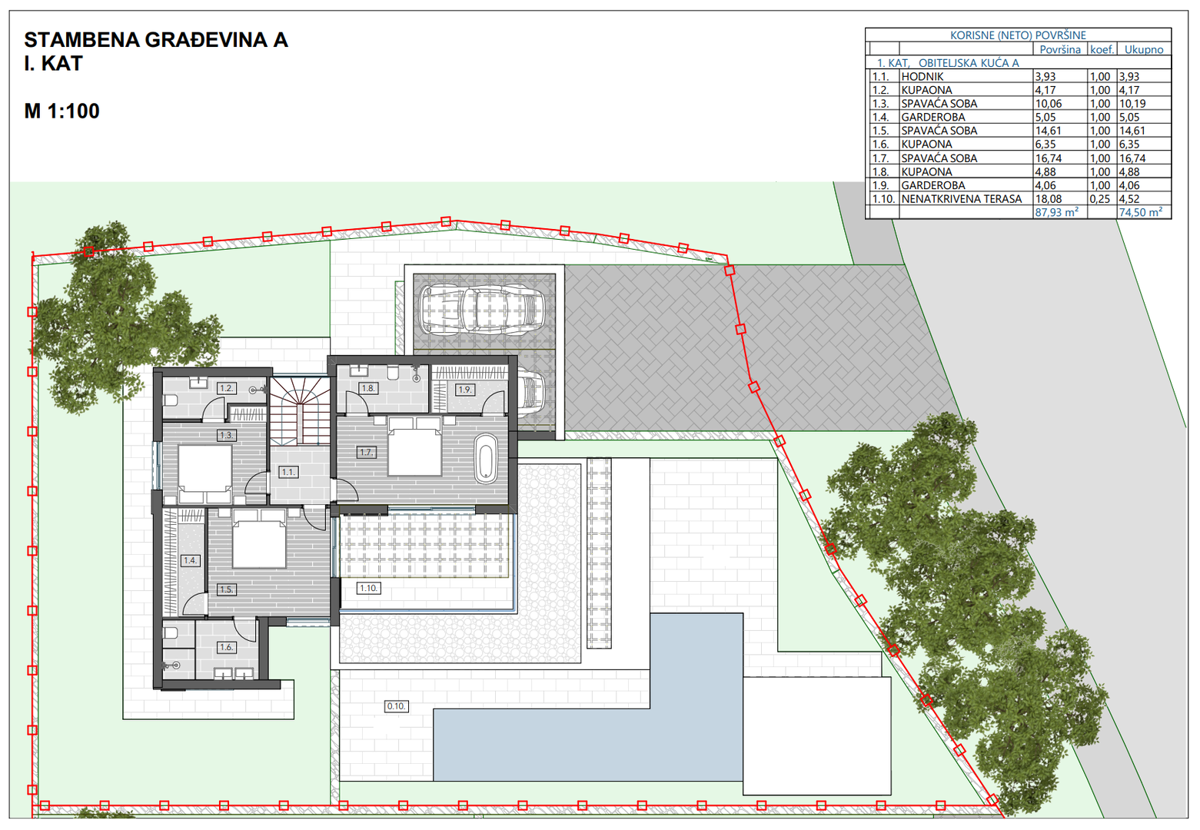 Prekrasna moderna vila - Žgaljići, Krk