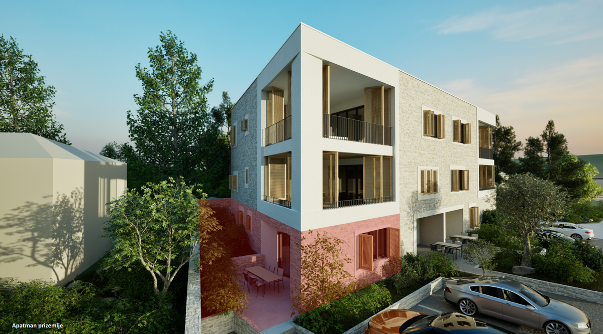 Samo pri nas! Ekskluzivno stanovanje v prvem vrsti ob morju v Lumbardi, Korčula