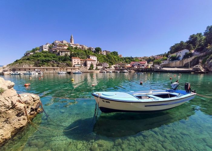 Dvojna hiša, pogled na morje - Vrbnik