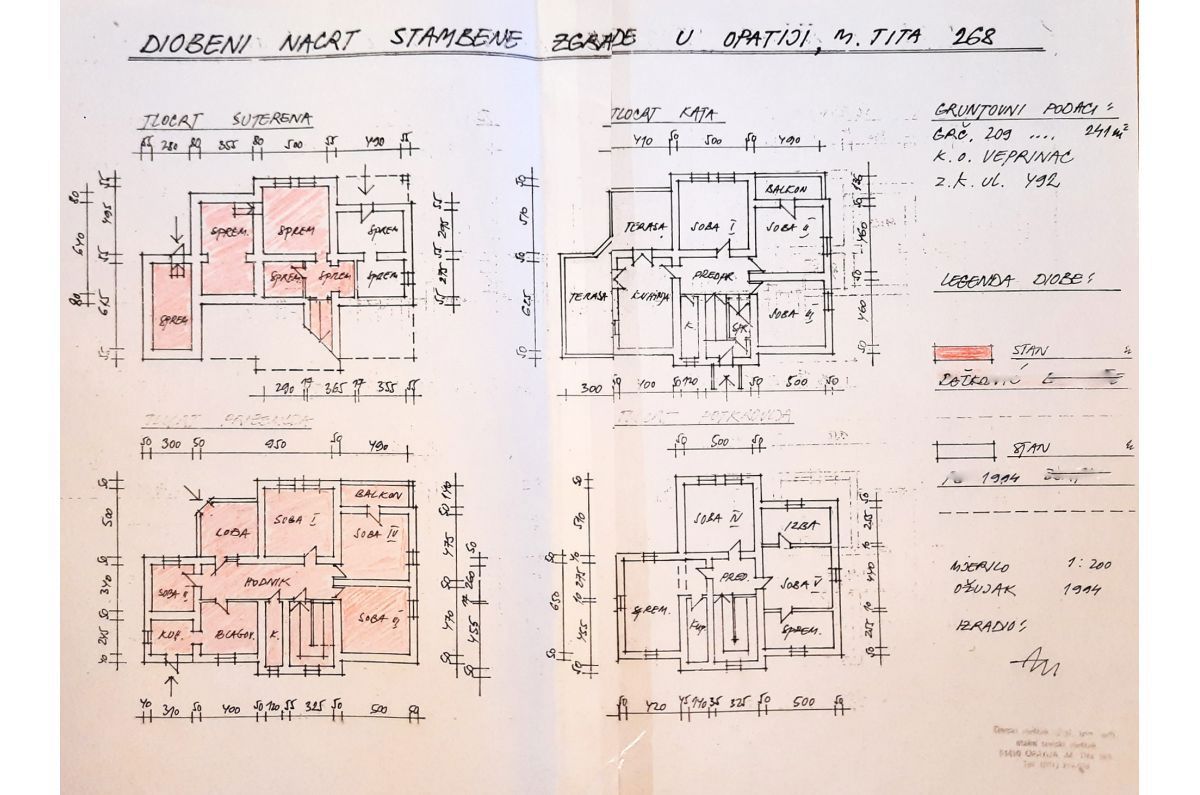 Avtohtona hiša na mirni lokaciji, Opatija