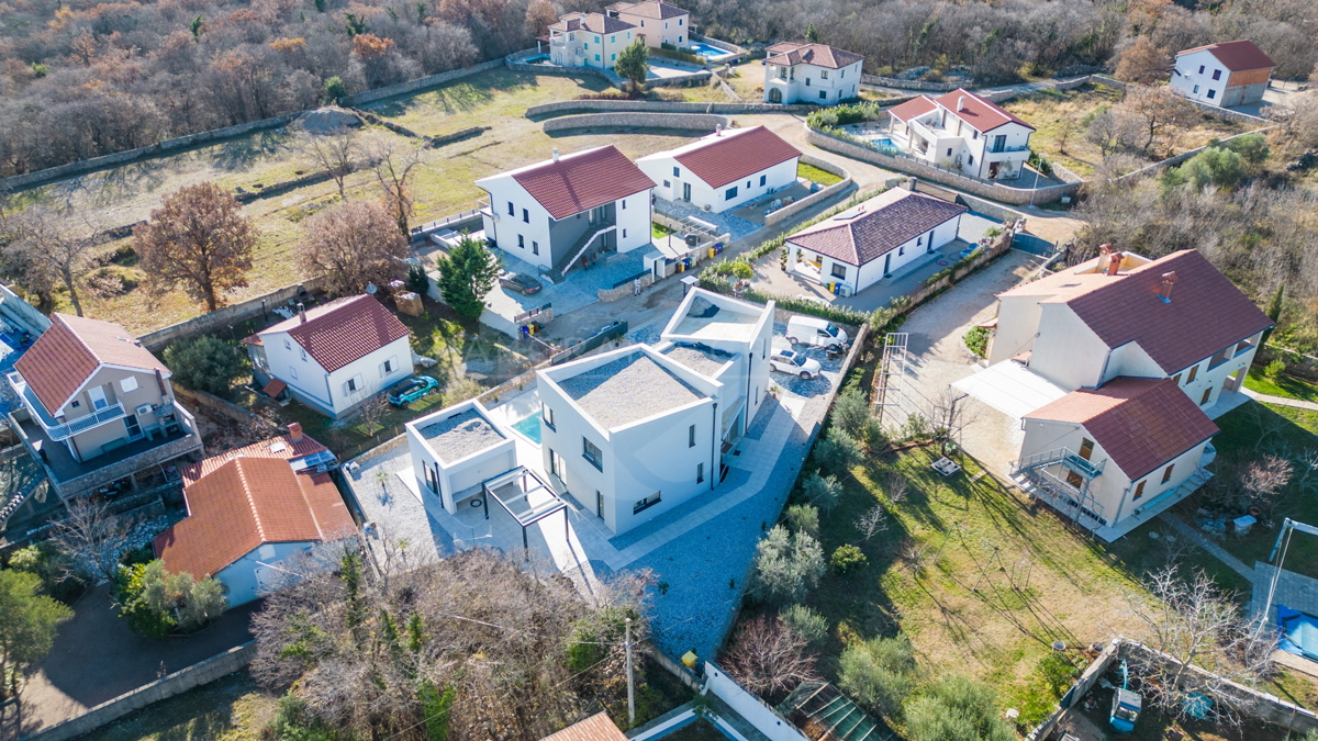 Luksuzna vila z bazenom, savno in telovadnico – Muraj, otok Krk