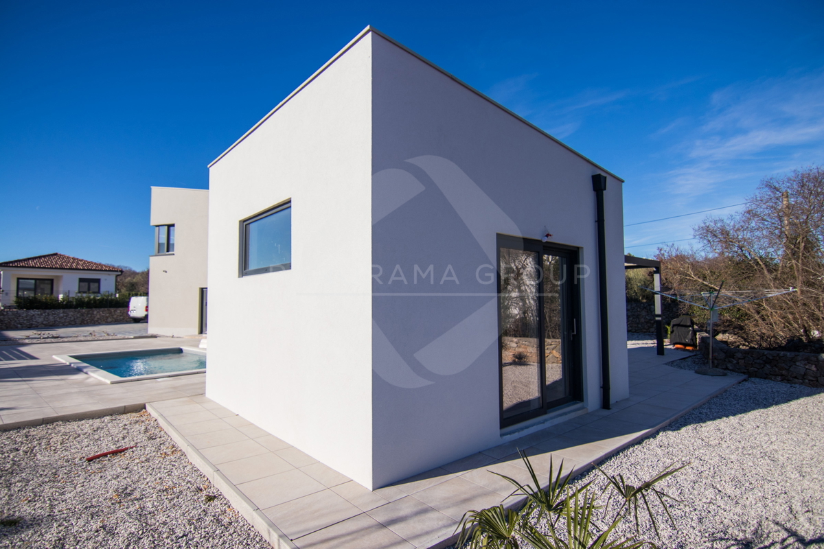 Luksuzna vila z bazenom, savno in telovadnico – Muraj, otok Krk