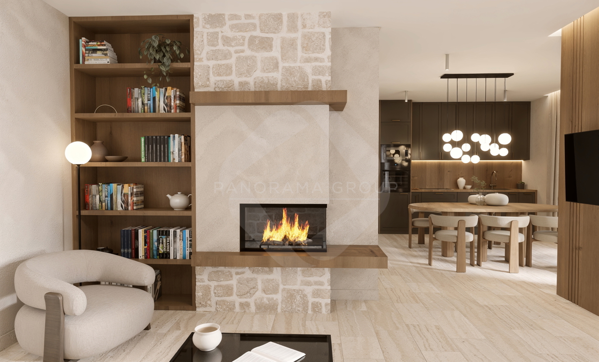 Ekskluzivno! Nova kamnita hiša z bazenom v mirnem okolju - območje Malinske