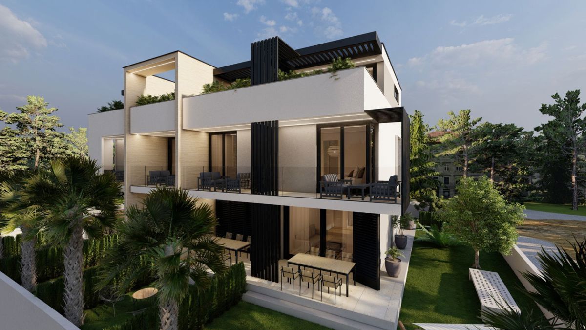 Apartma v pametni hiši, pogled na morje - Krk, center