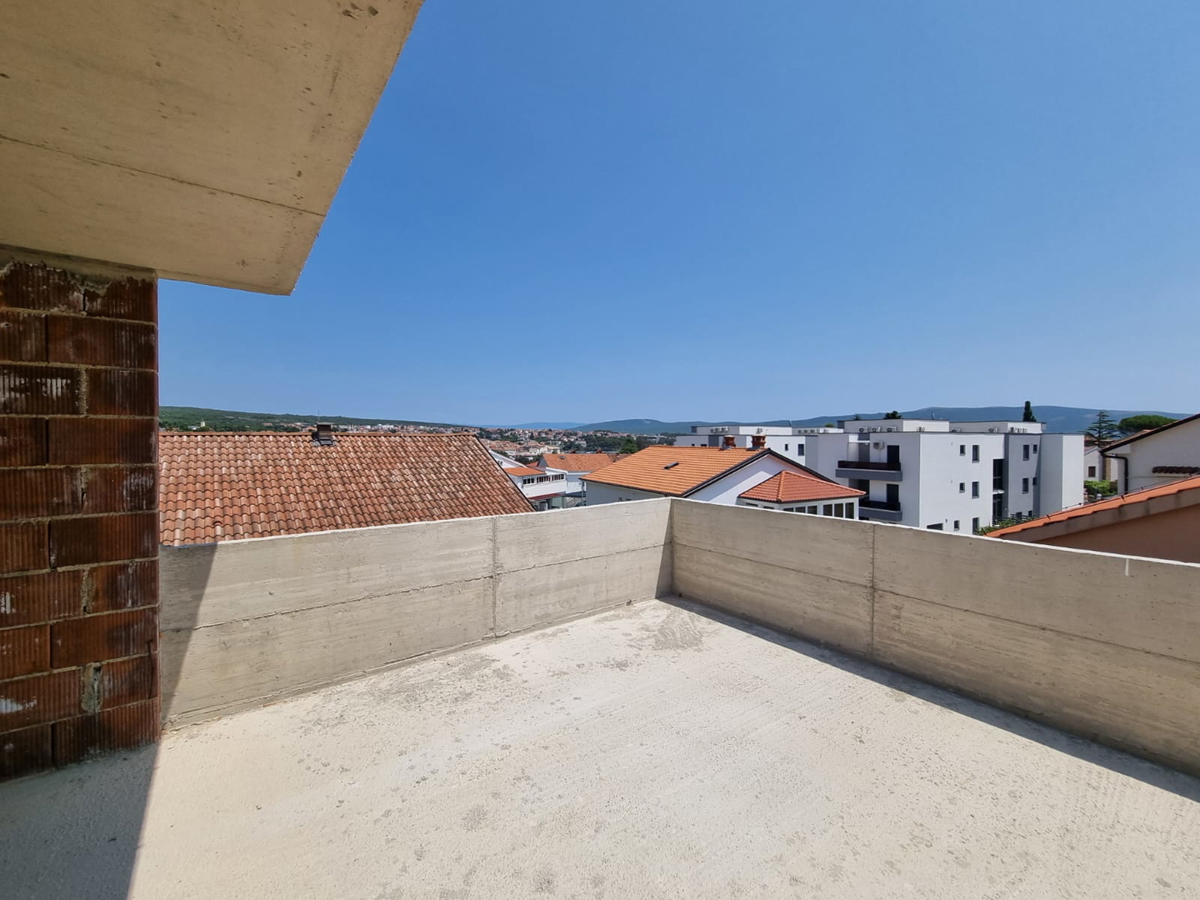 Apartma v pametni hiši, pogled na morje - Krk, center