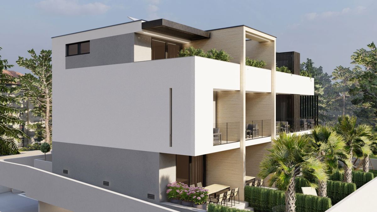 Apartma v pametni hiši, pogled na morje - Krk, center