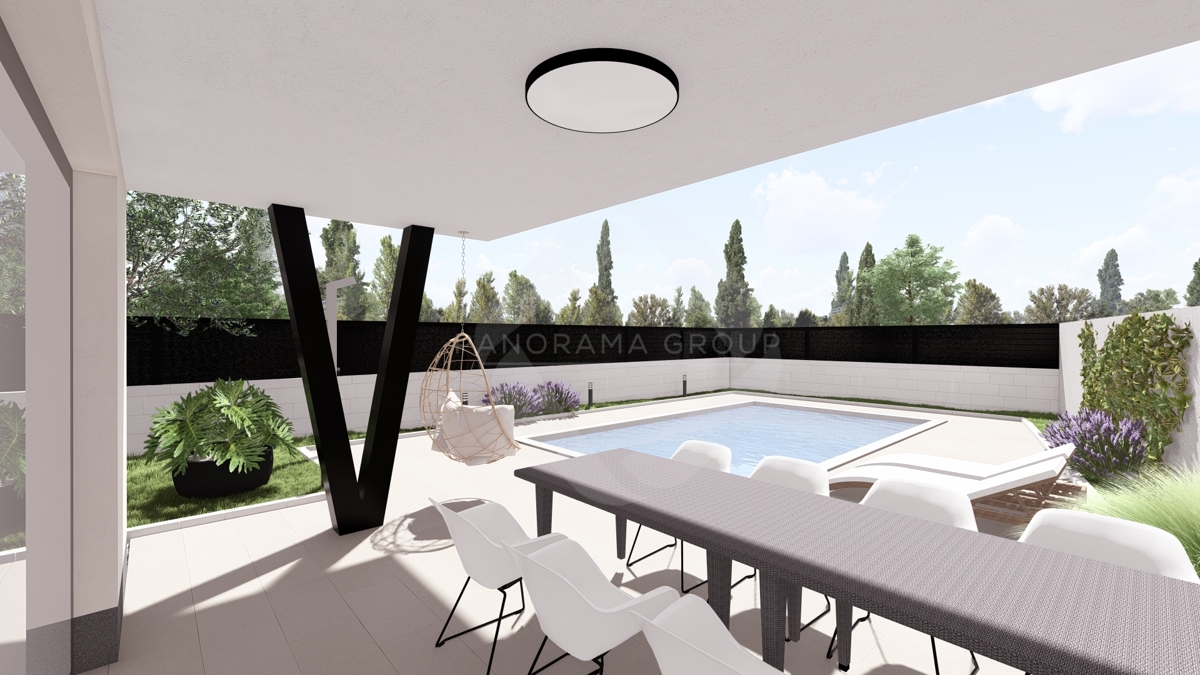 Samo pri nas! Dvojna hiša – 2 stanovanjski enoti s terasami, 616 m² zemljišča