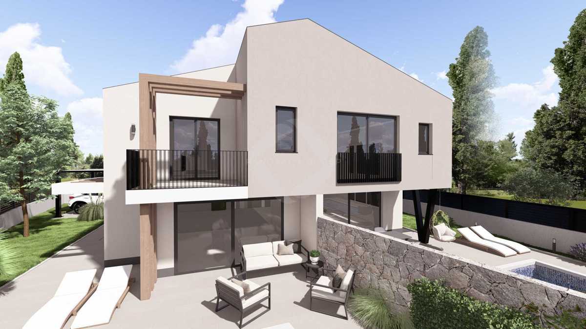 Samo pri nas! Dvojna hiša – 2 stanovanjski enoti s terasami, 616 m² zemljišča