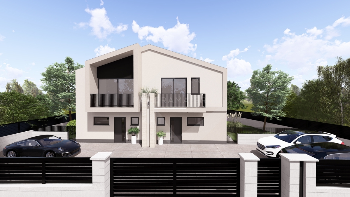 Samo pri nas! Dvojna hiša – 2 stanovanjski enoti s terasami, 616 m² zemljišča