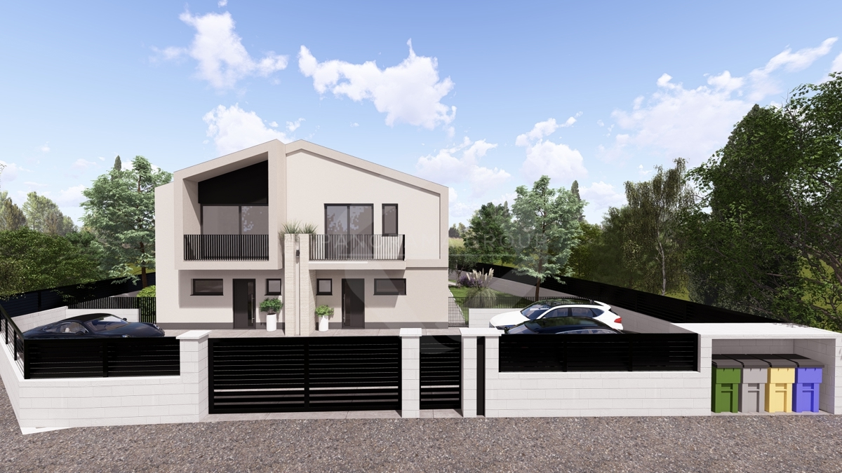 Samo pri nas! Dvojna hiša – 2 stanovanjski enoti s terasami, 616 m² zemljišča