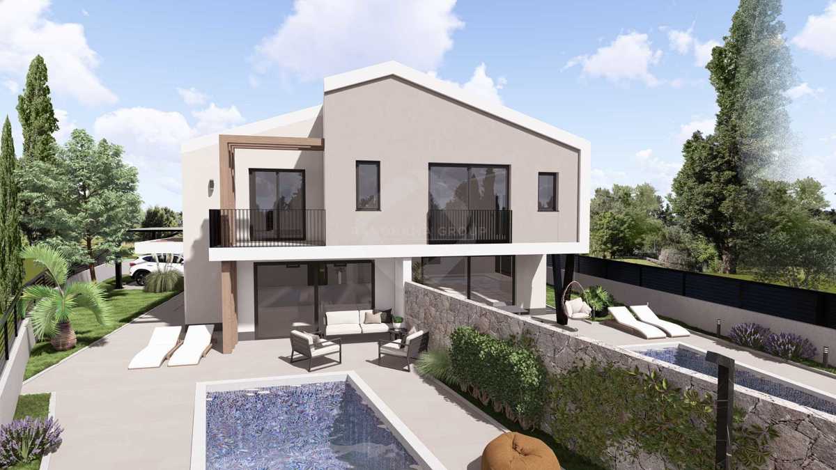 Samo pri nas! Dvojna hiša – 2 stanovanjski enoti s terasami, 616 m² zemljišča