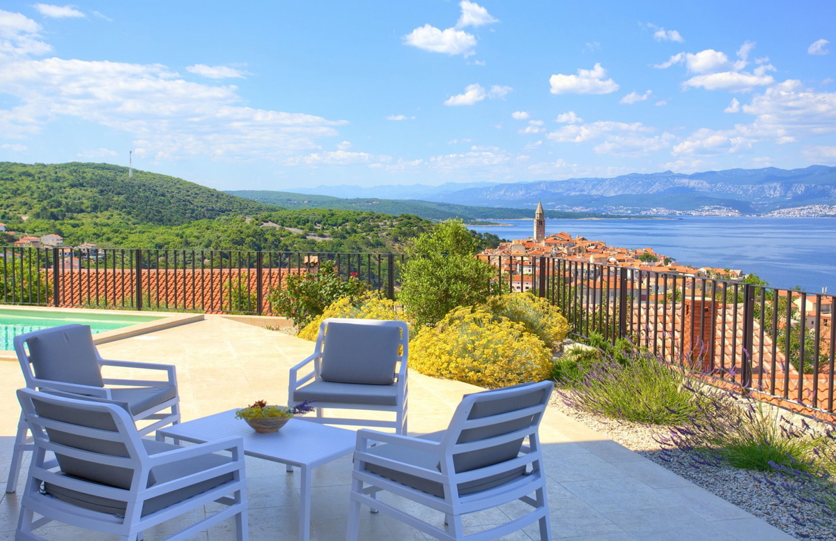 Vila s panoramskim pogledom na morje - Vrbnik