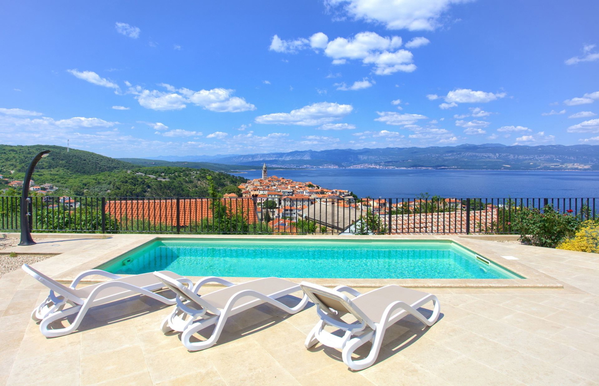 Vila s panoramskim pogledom na morje - Vrbnik
