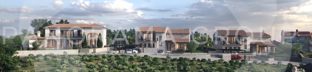 Ekskluzivno - zemljišče s projektom za vilo v toskanskem stilu