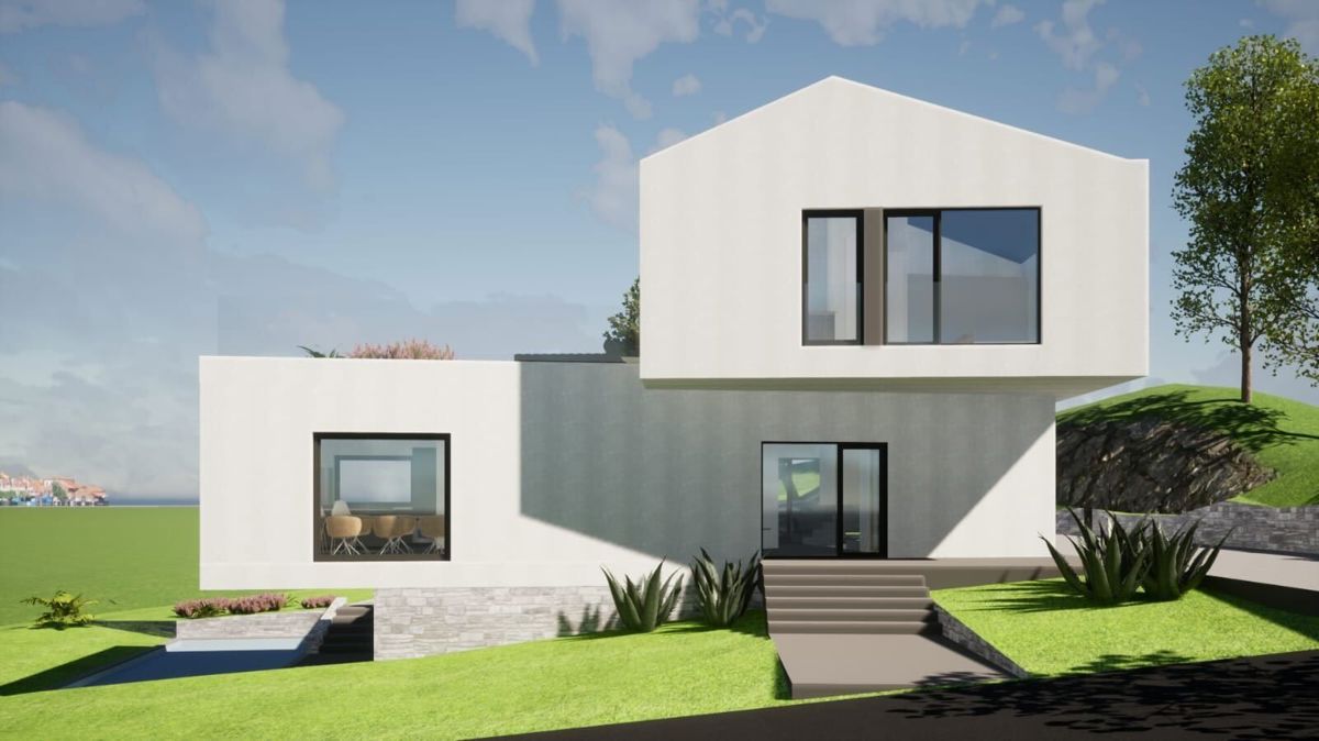Zazidljivo zemljišče z lepim projektom - Vrbnik