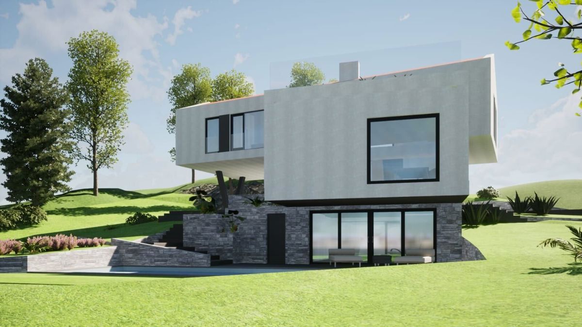 Zazidljivo zemljišče z lepim projektom - Vrbnik