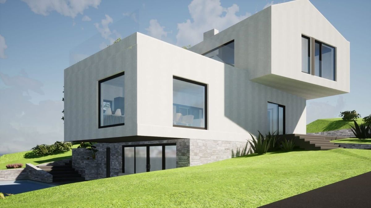 Zazidljivo zemljišče z lepim projektom - Vrbnik