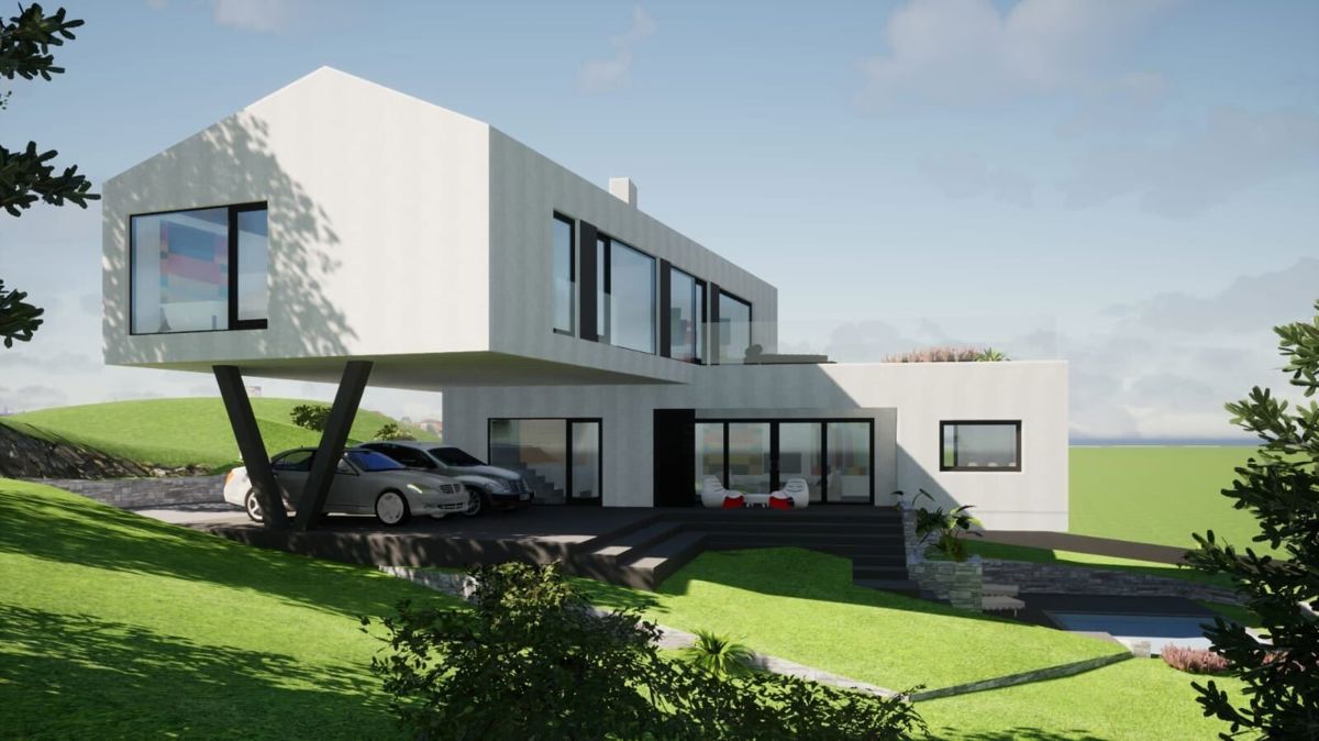 Zazidljivo zemljišče z lepim projektom - Vrbnik