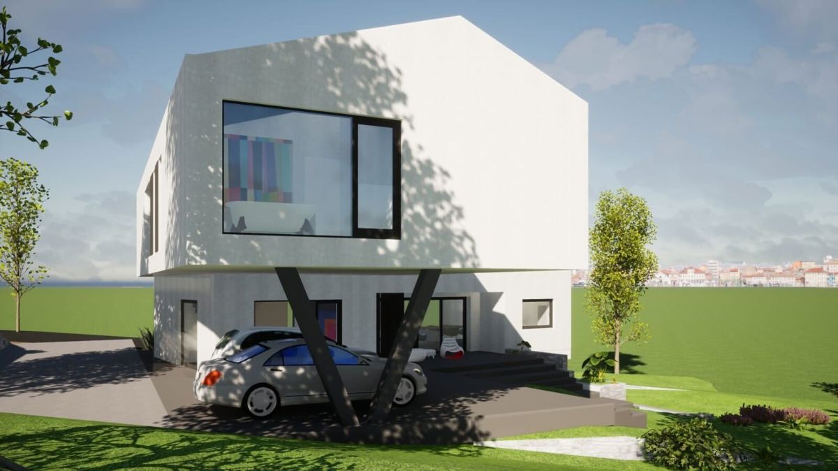 Zazidljivo zemljišče z lepim projektom - Vrbnik