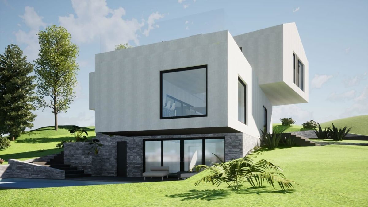 Zazidljivo zemljišče z lepim projektom - Vrbnik
