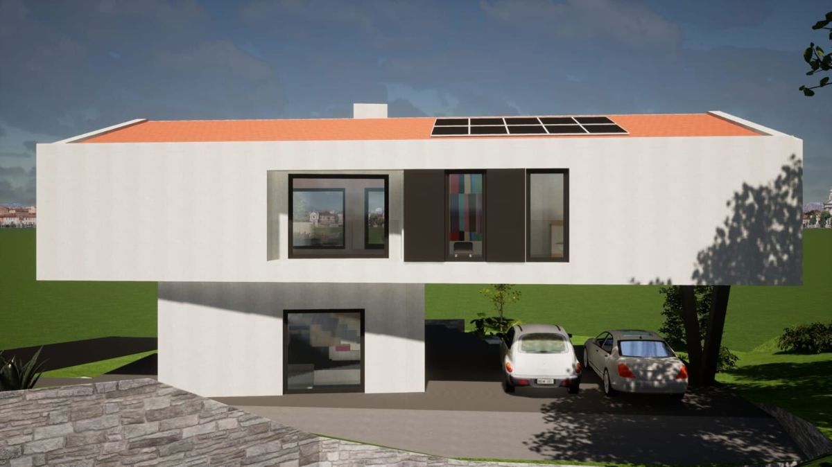 Zazidljivo zemljišče z lepim projektom - Vrbnik