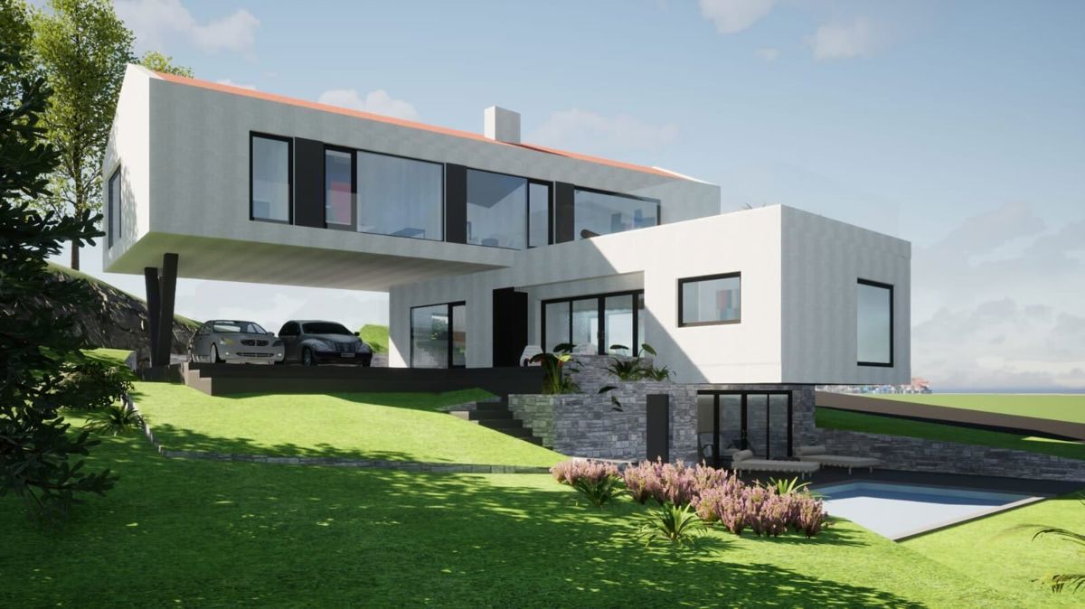 Zazidljivo zemljišče z lepim projektom - Vrbnik