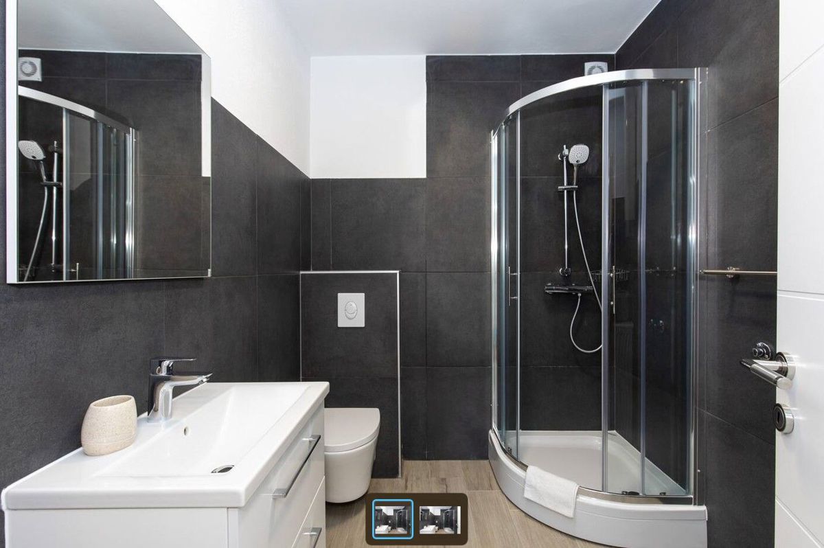 Njivice - odličen apartma s bazenom in uporabo vrta
