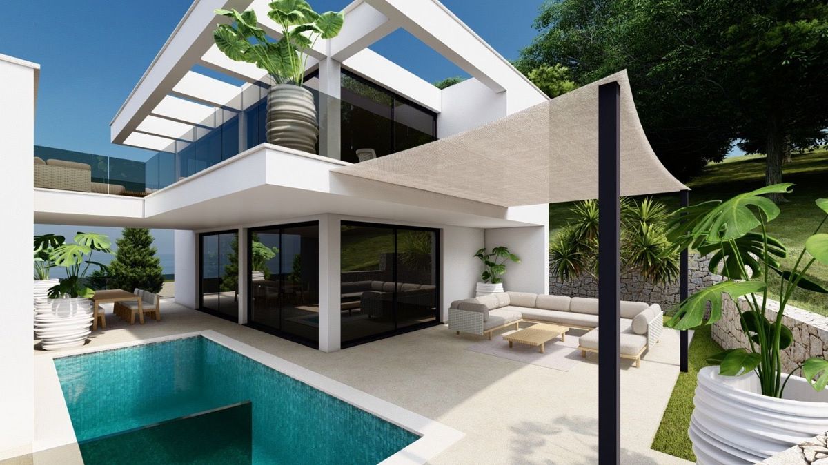 Dvije luksuzne novogradnje, ekskluzivna lokacija - Baška