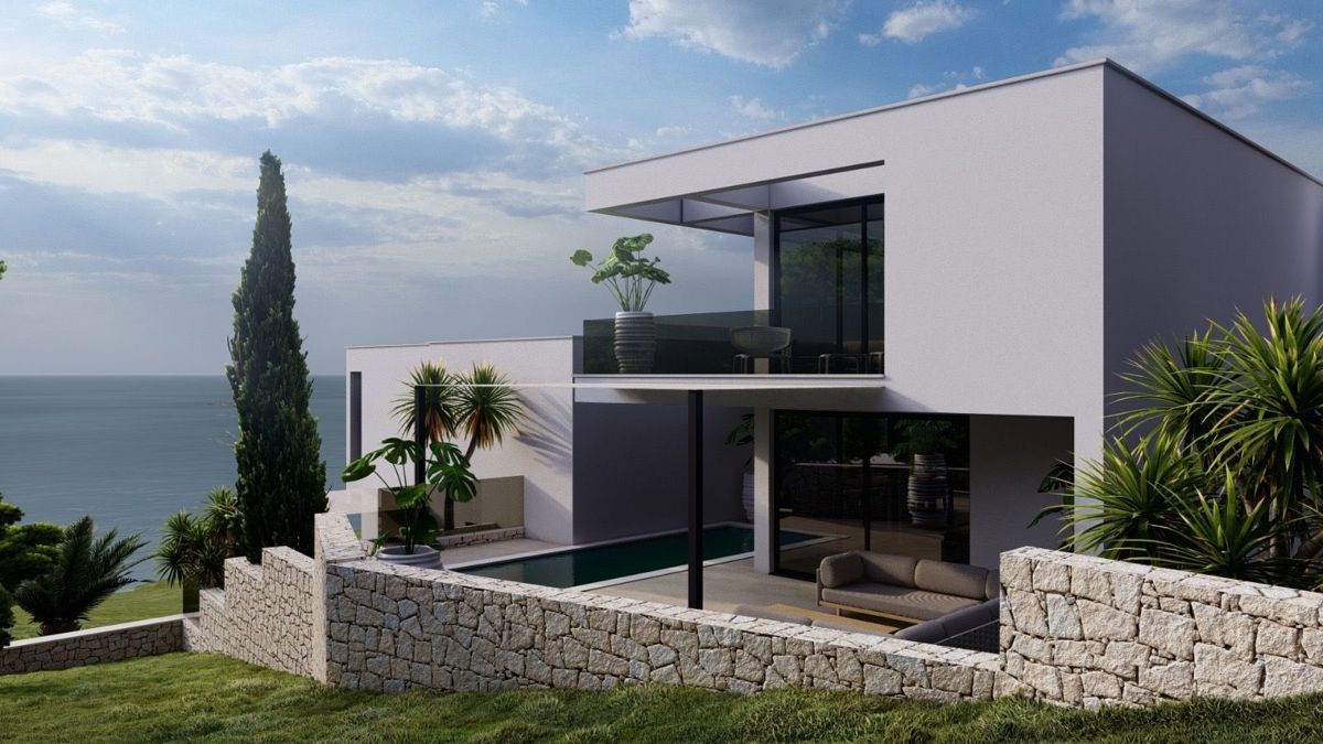 Dvije luksuzne novogradnje, ekskluzivna lokacija - Baška