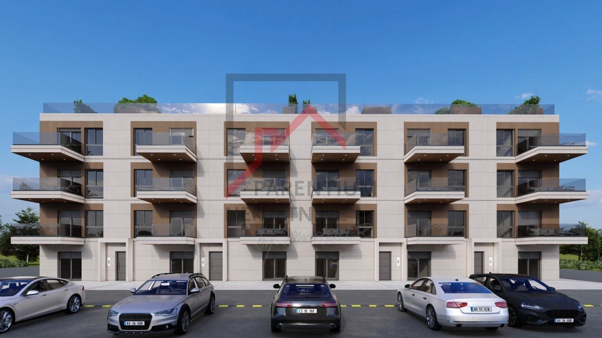 Istra, območje Poreča - Stanovanje v novi stavbi v prvem nadstropju z dvema terasama