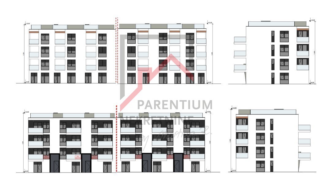 Istra, območje Poreča - Stanovanje v novi stavbi v prvem nadstropju z dvema terasama