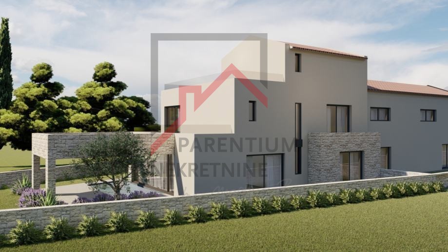 Stavbno zemljišče z veljavnim gradbenim dovoljenjem za dvojček