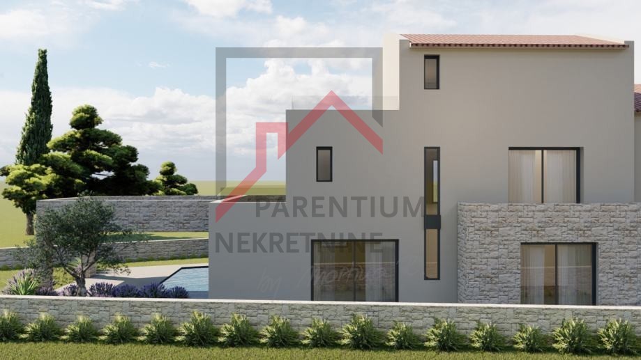 Stavbno zemljišče z veljavnim gradbenim dovoljenjem za dvojček