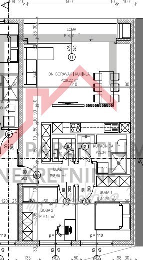 Istra, območje Poreča - Udobno stanovanje v drugem nadstropju - idealna kombinacija morja in centra mesta