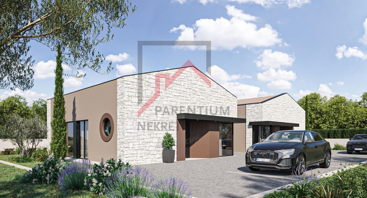 Istra, Poreč - Moderna polpritlična hiša z bazenom in zasebnim vrtom