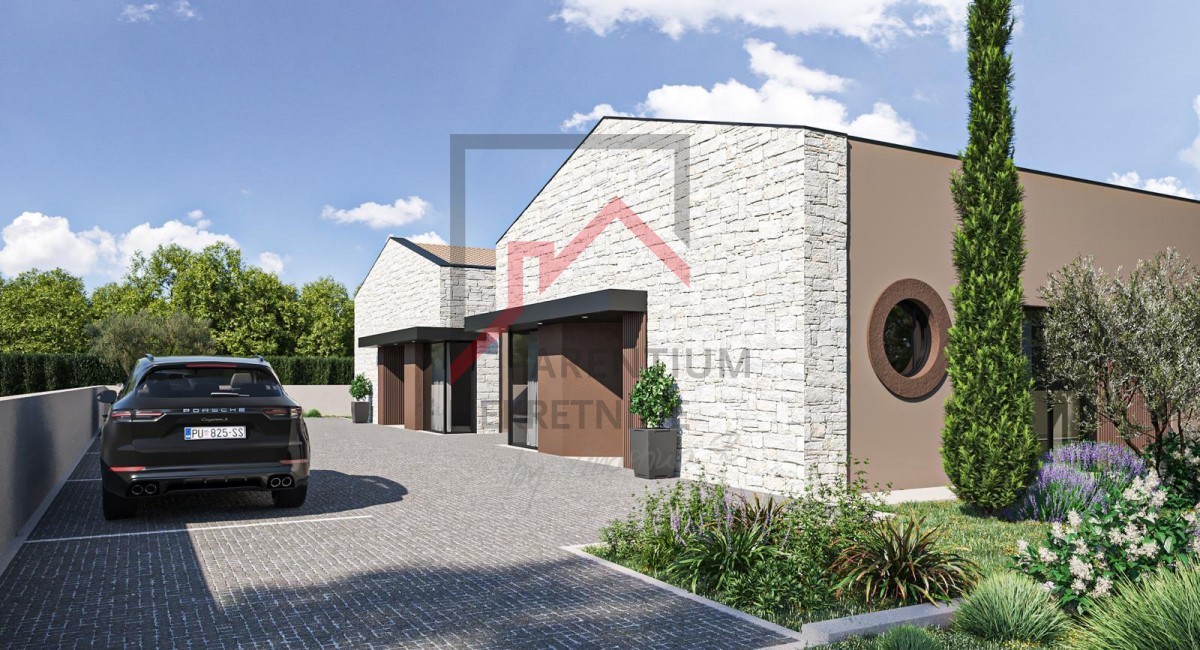 Istra, Poreč - Moderna polpritlična hiša z bazenom in zasebnim vrtom