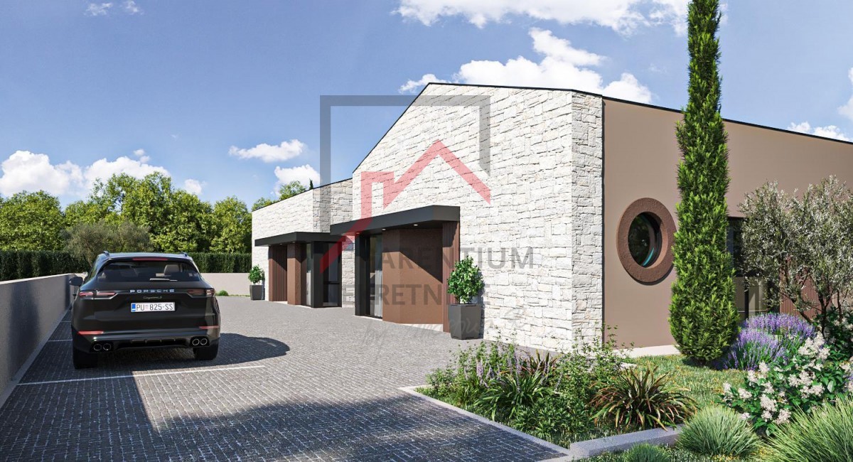 Istra, Poreč - Moderna polpritlična hiša z bazenom in zasebnim vrtom