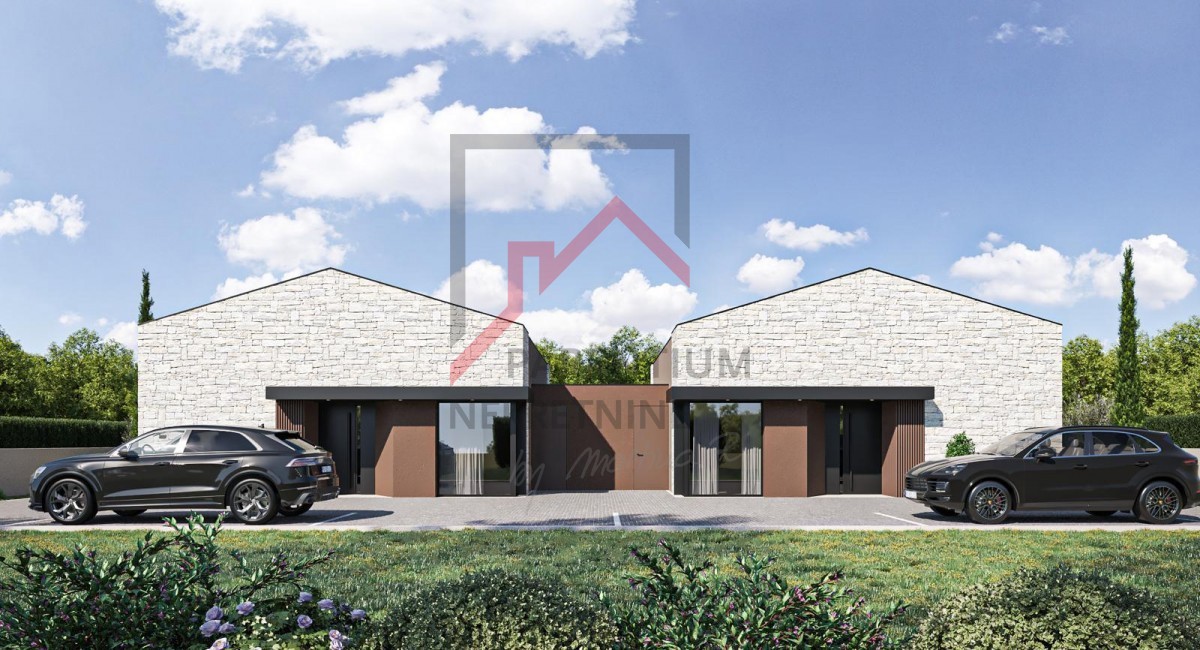 Istra, Poreč - Moderna polpritlična hiša z bazenom in zasebnim vrtom