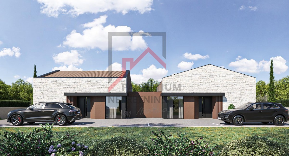 Istra, Poreč - Moderna polpritlična hiša z bazenom in zasebnim vrtom