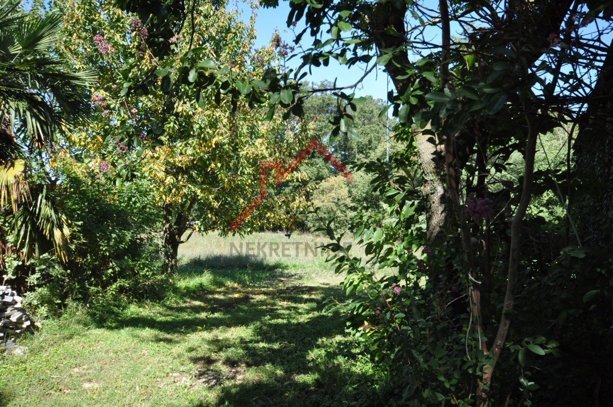 Samostojna hiša z velikim vrtom in gradbeno parcelo