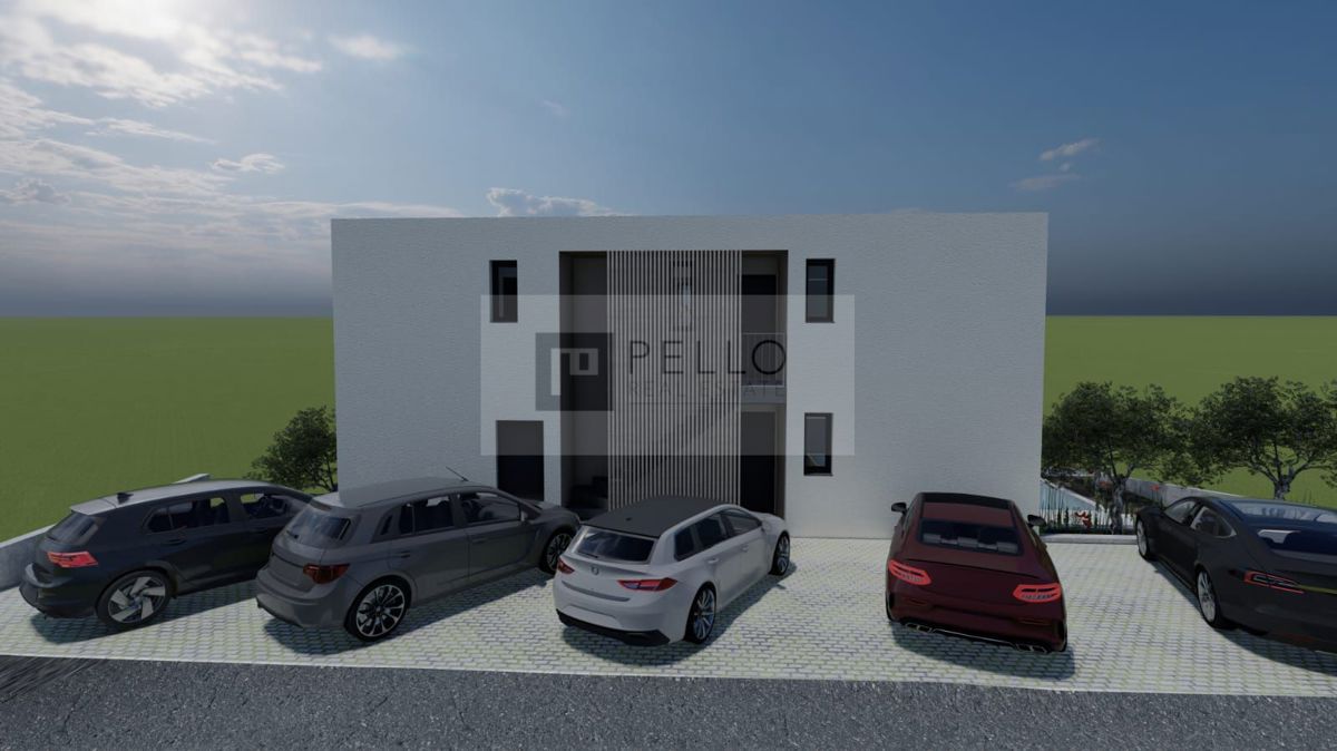 Dvosobno stanovanje v Stomorska - Šolta (Novogradnja) 72 m²