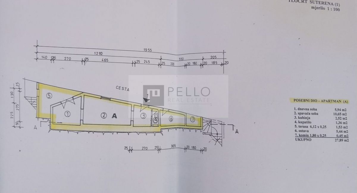 Ekskluzivno – Garsonjera v prvi vrsti ob morju (28 m²), Uvala Crkvice (Pelješac)