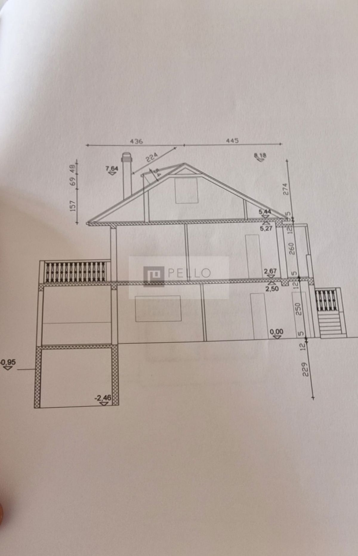 Dvojna hiša v Orebiću s pogledom na morje