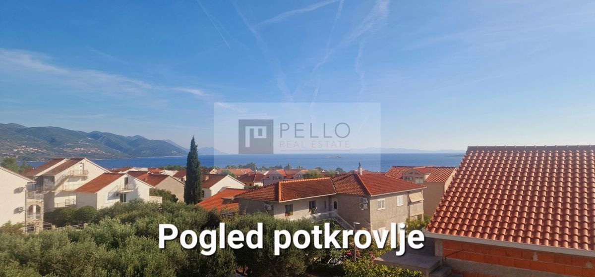 Dvojna hiša v Orebiću s pogledom na morje