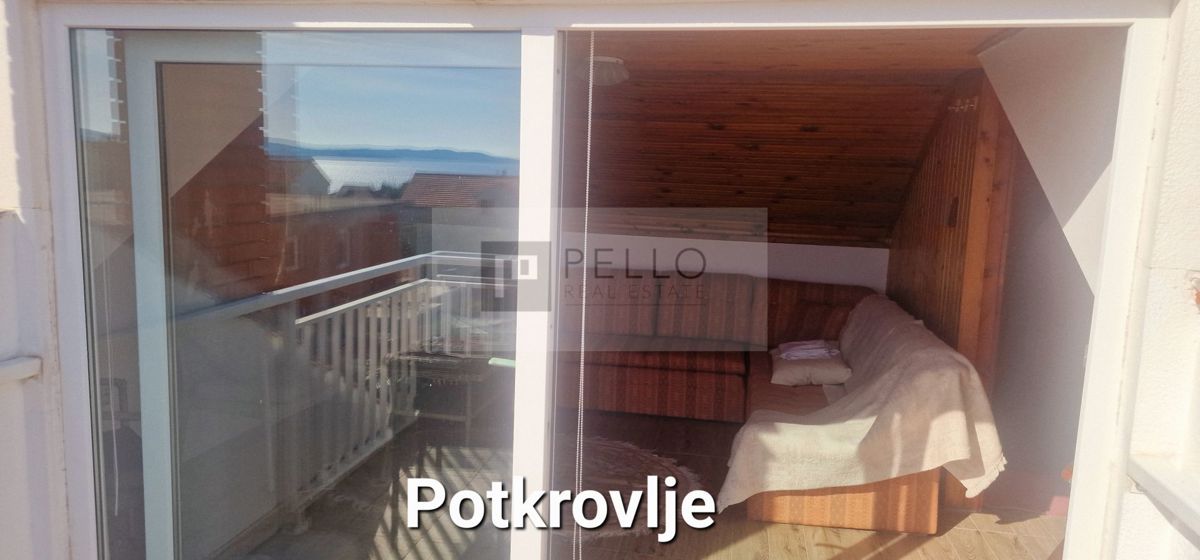 Dvojna hiša v Orebiću s pogledom na morje