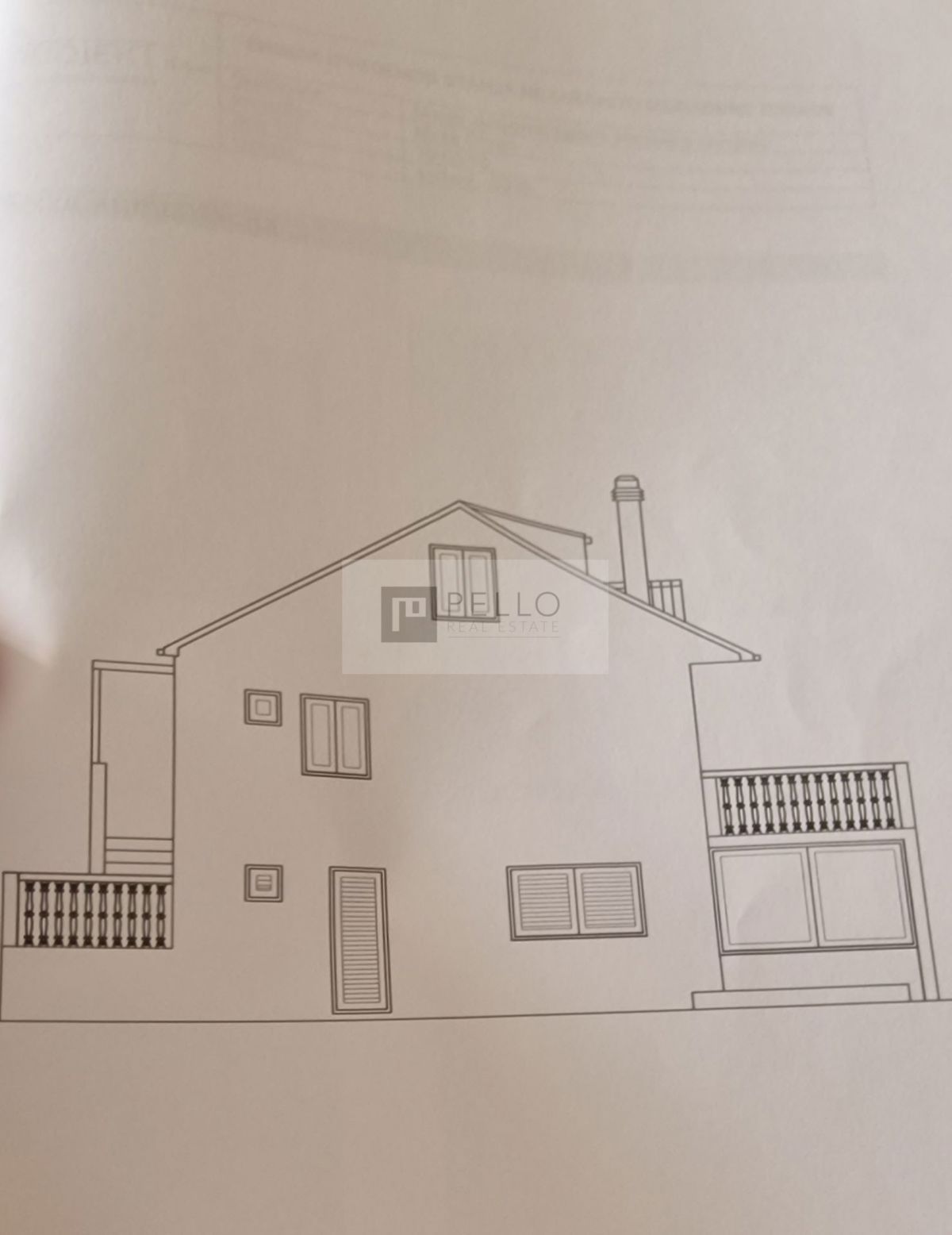 Dvojna hiša v Orebiću s pogledom na morje
