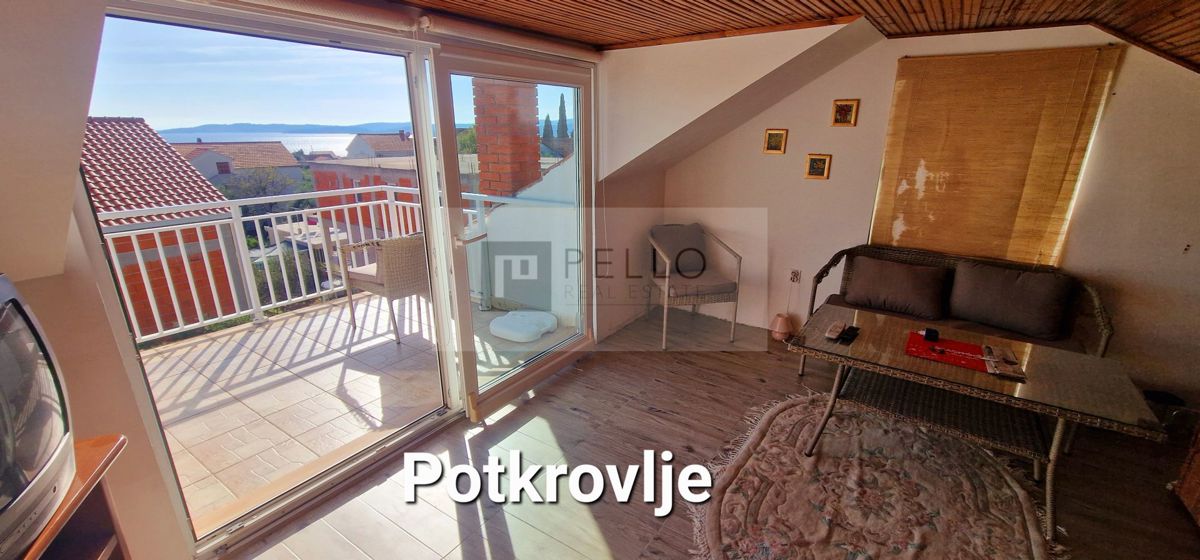 Dvojna hiša v Orebiću s pogledom na morje