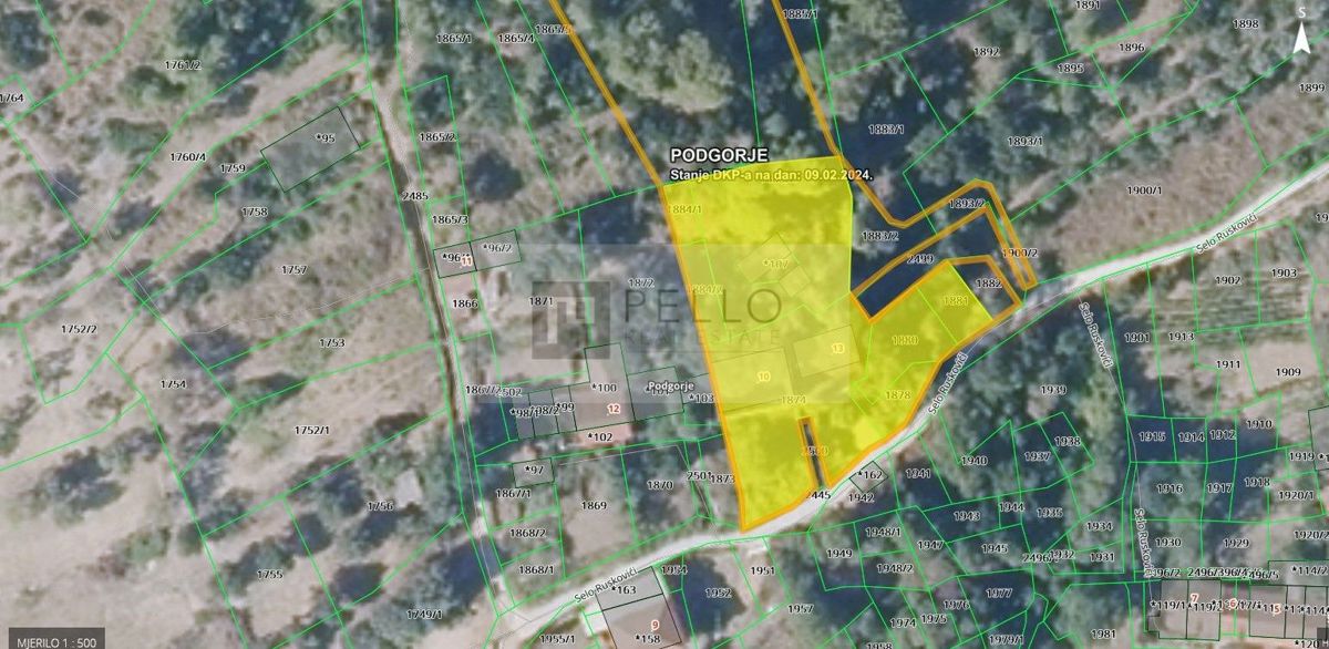 Zemljišče Orebić, 7.200m2