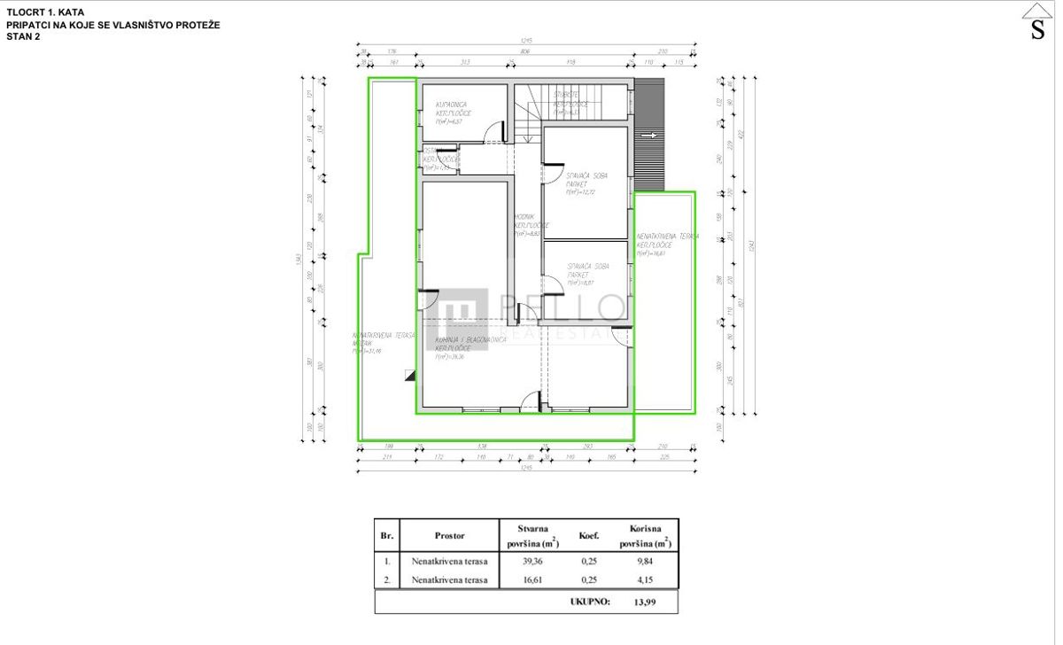 Prostorno stanovanje z balkonom in pogledom na morje Orebić