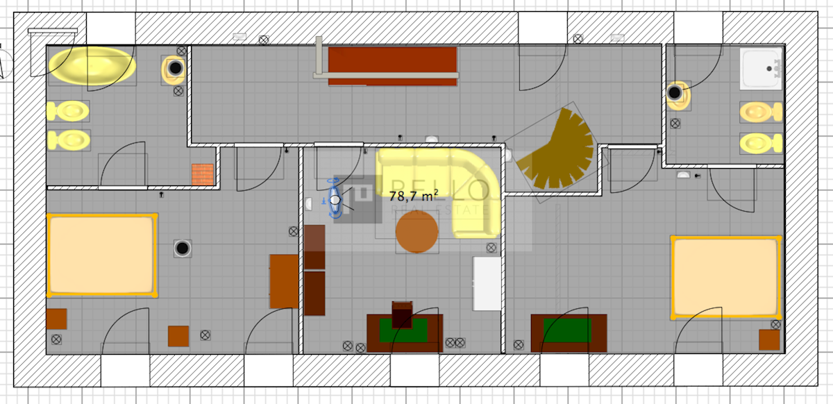 Pravljična kamnita hiška obdana z naravo in mirom